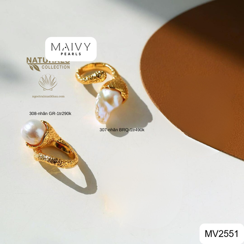 MV2551 - Nhẫn mặt trai dị phụ kiện bạc 925 mạ vàng 18k kiểu dáng hiện đại , cá tính , độc đáo