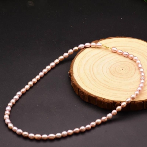 166-dây chuyền gạo màu Cam