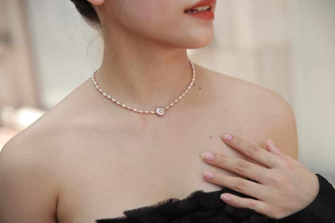 dây chuyền nhấn mặt