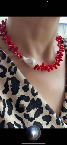 Dây chuyền san hô mix baroque