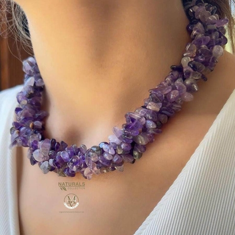 dây chuyền thạch anh chùm