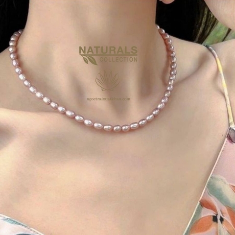 114 -*Dây chuyền gạo 4mm