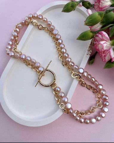 Dây chuyền mix sợi vàng