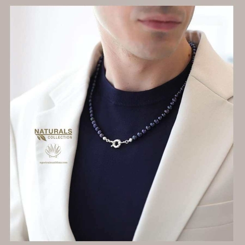 375-Dây chuyền nam lông công