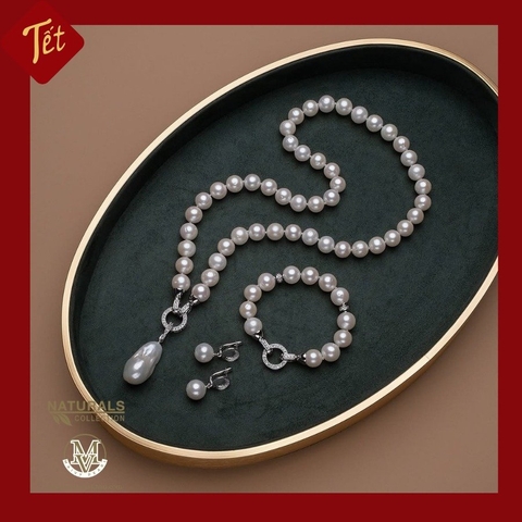 dây chuyền mix mặt baroque