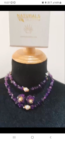 Dây chuyền đá tím