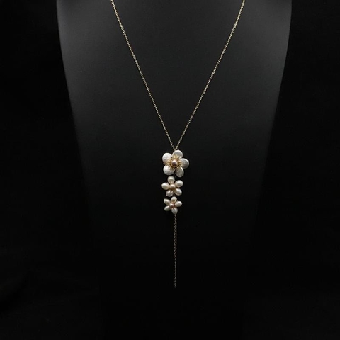 189-*Dây chuyền CHUỖI 3 HOA