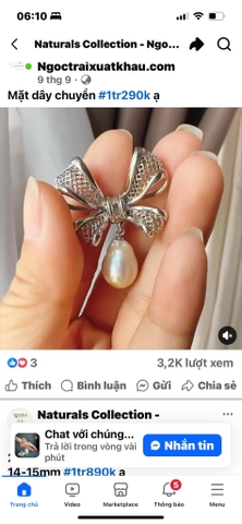 mặt dây chuyền nơ