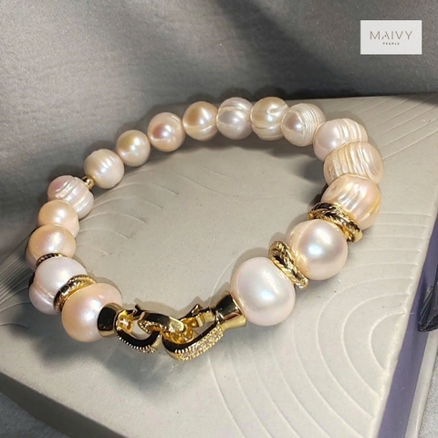 MV2135- Lắc tay trai ánh hồng nữ tính