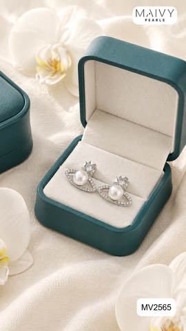 MV2565-✨ Sắc đỏ kiêu kỳ, điểm tô nét sang trọng và quý phái - Maivy Pearls ✨