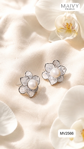 MV2566-✨ Bản hòa tấu ngọt ngào của ngọc trai và đóa hồng kiêu sa - Maivy Pearls ✨
