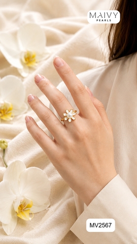 MV2567-✨ Bản hòa tấu ngọt ngào của ngọc trai và đóa hồng kiêu sa - Maivy Pearls ✨