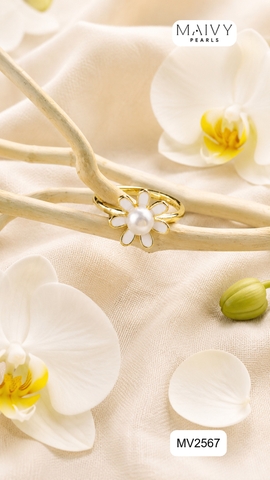 MV2567-✨ Bản hòa tấu ngọt ngào của ngọc trai và đóa hồng kiêu sa - Maivy Pearls ✨