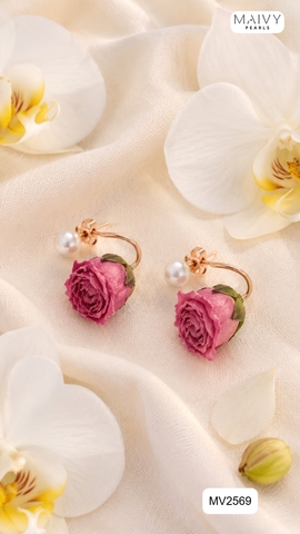 MV2569-✨ Bản hòa tấu ngọt ngào của ngọc trai và đóa hồng kiêu sa - Maivy Pearls ✨
