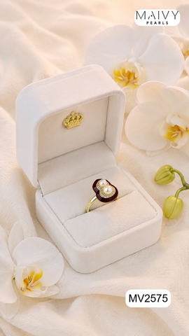 MV2575 -✨ Combo sắc đỏ kiêu kỳ - Tuyệt tác tôn vinh thần thái phái đẹp - Maivy Pearls ✨