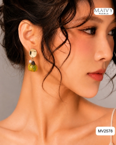 MV2578 - ✨ Nét đẹp vĩnh cửu từ những đóa hồng khô phủ gel - Maivy Pearls ✨