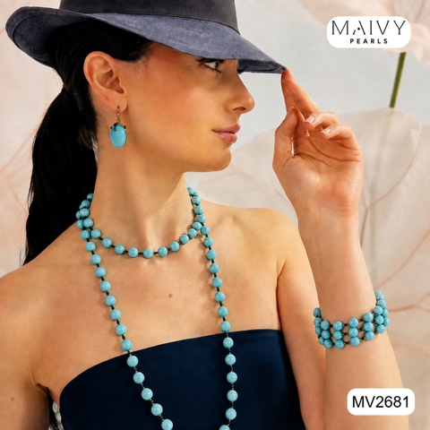MV2681 -  SẮC XANH TURQUOISE – TÔN VINH VẺ ĐẸP KIỀU DIỄM & BÌNH AN