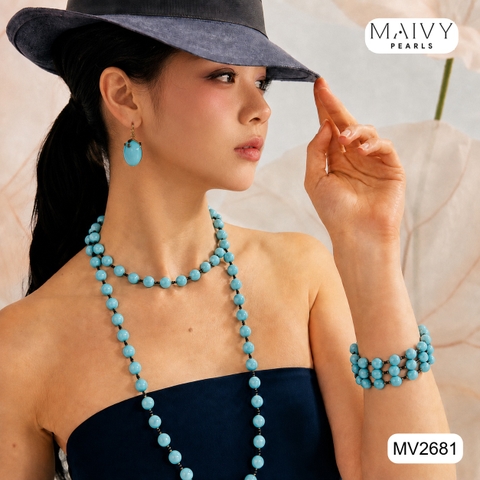 MV2681 -  SẮC XANH TURQUOISE – TÔN VINH VẺ ĐẸP KIỀU DIỄM & BÌNH AN