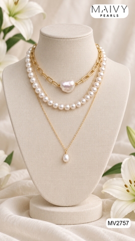 MV2757 -TREND ĐEO LAYER NGỌC TRAI – CÁC CHỊ CÓ CHƯA Ạ?