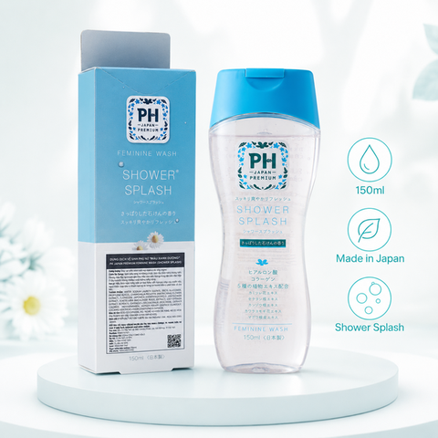 Dung dịch vệ sinh phụ nữ pH Care Japan Premium 150ml (4 loại) (Shower Splash)
