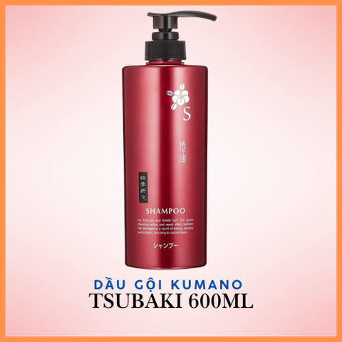 Dầu gội Kumano chiết xuất dầu Tsubaki 600ml