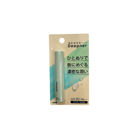 Son dưỡng ẩm môi Menturm Omi Deepner bổ sung Vitamin E, P SPF PA++ thỏi 2.3g (Bạc Hà )