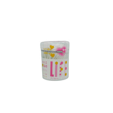 Tăm bông thân giấy Life For Girls hộp nắp bật 160 chiếc