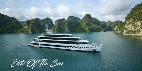 Thuê trọn du thuyền ngủ đêm Elite of The Seas 6 sao tổ chức sự kiện