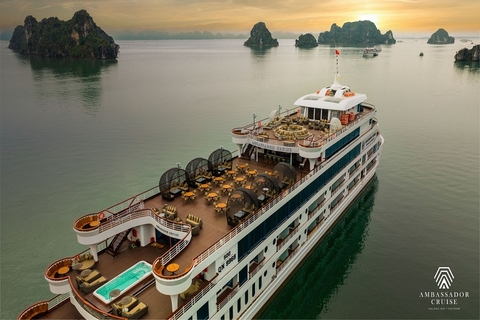 Combo Du thuyền Ambassador 5* + Khách sạn Luxury Mường Thanh 5* (3N2Đ)