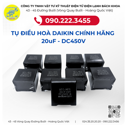 TỤ ĐIỀU HÒA DAIKIN CHÍNH HÃNG – 20uF | DC450V
