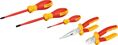 Bộ dụng cụ cầm tay VDE tổng hợp 5 chi tiết chuyên nghiệp Bosch