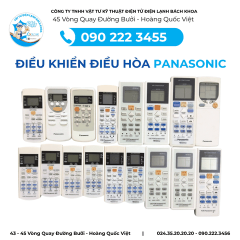 Điều khiển điều hòa Panasonic Chính hãng