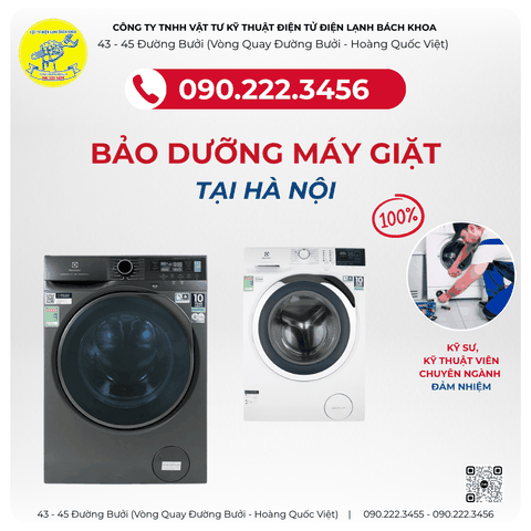 Bảo dưỡng máy giặt Tại phố Khâm Thiên - 0902223456