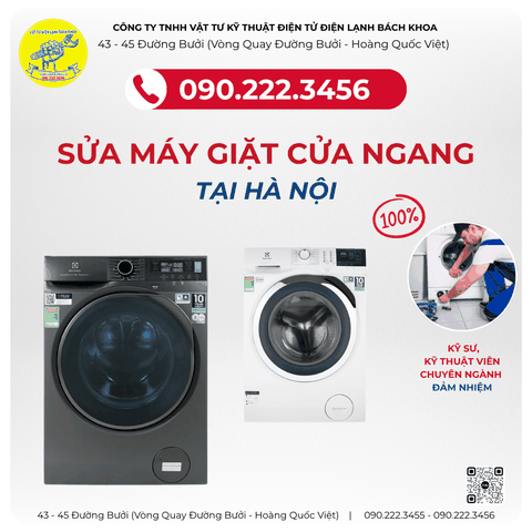 Tìm Thợ Sửa Máy Giặt Cửa Ngang Tại phố Trần Nhật Duật - 0902223456