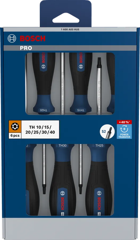 Bộ Tô Vít Hoa Thị Có Lỗ 6 Chiếc Torx Security
