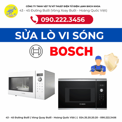 Sửa Lò Vi Sóng BOSCH Tại Đường Minh Khai - 0902223456