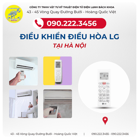 MUA ĐIỀU KHIỂN ĐIỀU HÒA LG Ở ĐÂU HÀ NỘI?