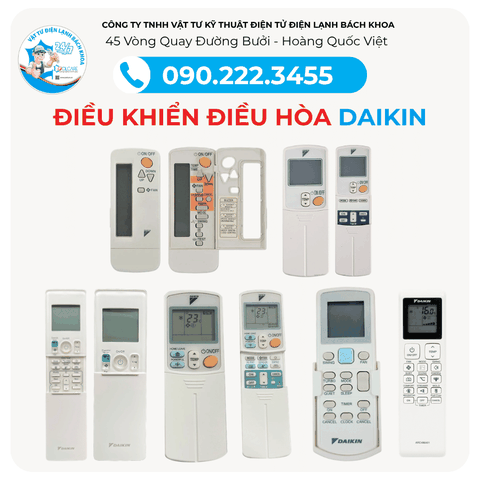 Điều khiển điều hòa Daikin Chính hãng