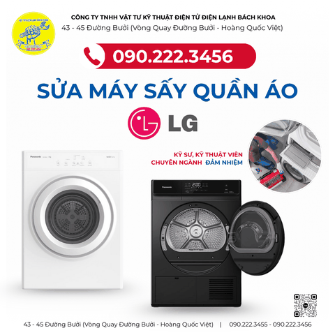 Sửa Máy Sấy Quần Áo LG Tại Đường Nguyễn Xiển - 0902223456