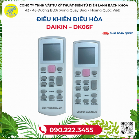 Điều Khiển Điều Hòa DAIKIN DK06F - 090.222.3455