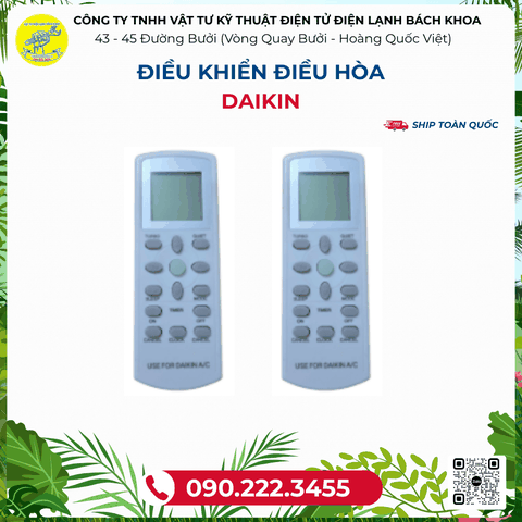 Điều Khiển Điều Hòa DAIKIN - 090.222.3455