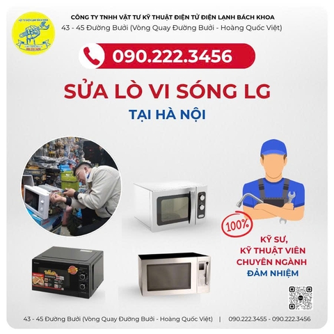 Sửa Lò Vi Sóng LG tại Nam Đồng - 090.222.3456