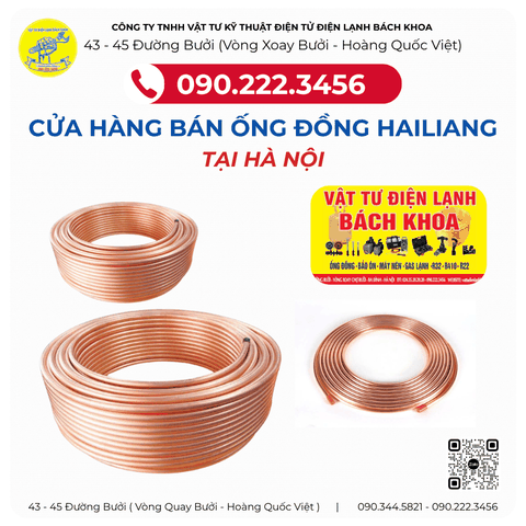 ĐỊA CHỈ BÁN ỐNG ĐỒNG HAILIANG Tại đường Thanh Niên - 0902223456