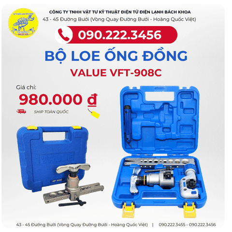 Bộ loe ống đồng VALUE VFT-908C