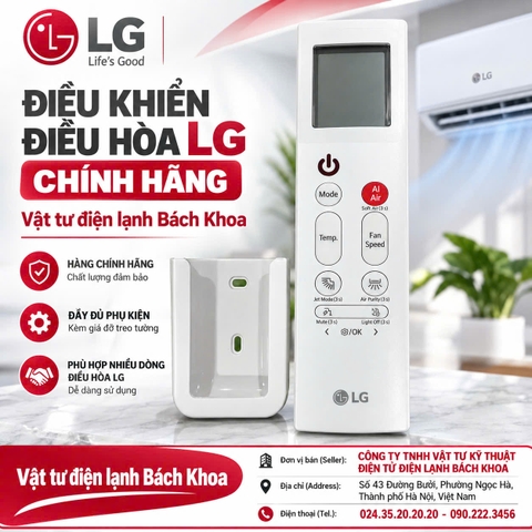 Điều khiển điều hòa LG chính hãng 0902223455