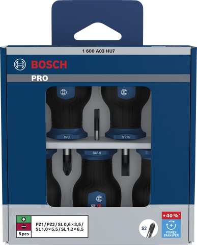 Bộ Tô Vít Lùn 5 Chiếc PZ/SL Professional