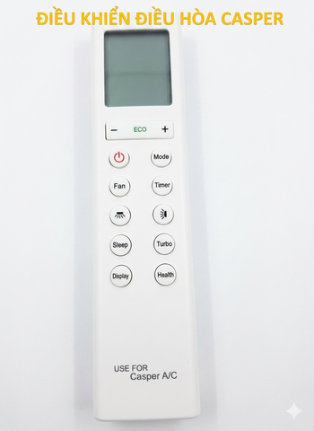 Điều Khiển Điều Hòa Casper (Remote Thiết Kế Phím Dọc)