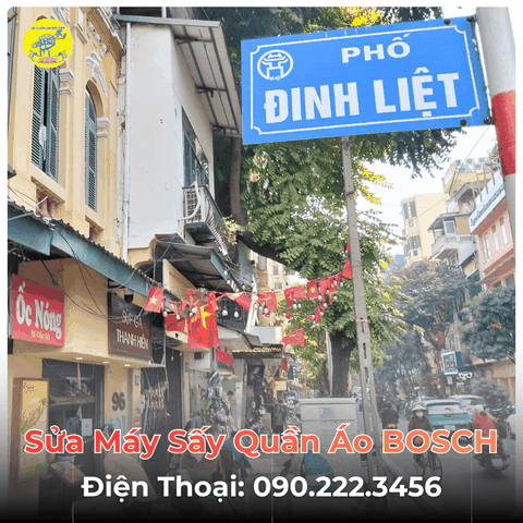 Sửa Máy Sấy Quần Áo BOSCH Tại Phố Đinh Liệt