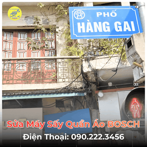 Sửa Máy Sấy Quần Áo BOSCH Tại Phố Hàng Gai