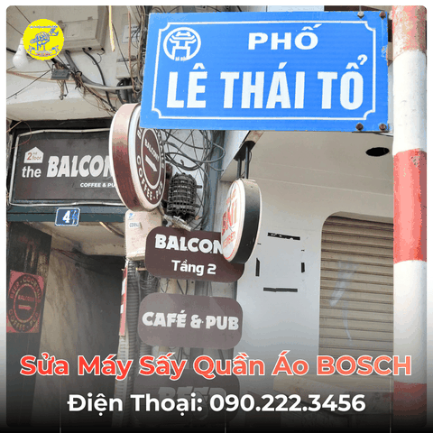 Sửa Máy Sấy Quần Áo BOSCH Tại Phố Lê Thái Tổ